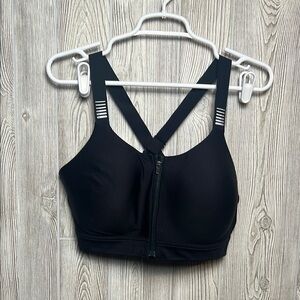 Under Armour Sports Bra High Impact Women's Size 36DD Athleticwear Bra Black